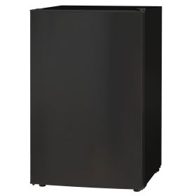 4.5 Cu.Ft Mini Freezer for Dorm, Single Door Refrigerator with Freezer, Adjustable Thermostat, Black
