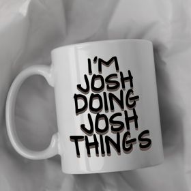 Ceramic Coffee Cup (Option: White ink)