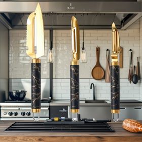 Professional Multifunctional Stainless Steel Peeler Set - Anti-rust Kitchen Tool for Fruits, Vegetables (Quantity: 3pc fruit and vegetable peeler)